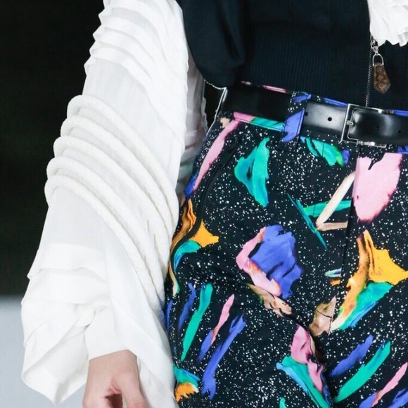 Louis Vuitton Spring 2019 Nicolas Ghesquière Muliticolor Pants Size US 6 | FR 38 - Picture 4 of 11